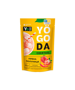 Концентрат YOGODA Коктейль Пряна полуниця 50 г порційна основа