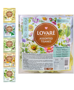 Чай травяной купаж Ассорти LOVARE 50шт х 2г