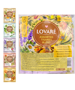 Чай травяной купаж Ассорти Бленд LOVARE 50шт х 2г