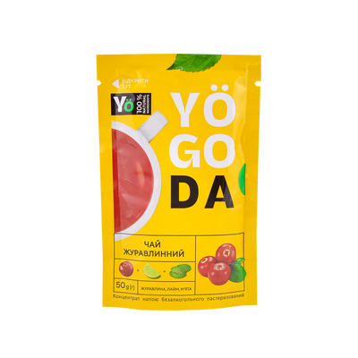 Чай YOGODA концентрат - Журавлина 50г