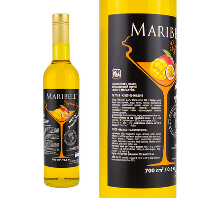 Сироп MARIBELL Манго-маракуйя 0,7л, изображение 2
