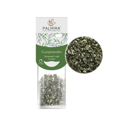 Чай зеленый Ганпаудер PALMIRA 10шт х 2,4г