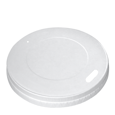 Кришка паперова для стаканів D-70 біла 50шт, Матеріал: Картон, Діаметр кришки, мм: 70, Колір кришки: Білий, Інд. упаковка: Ні, изображение 2