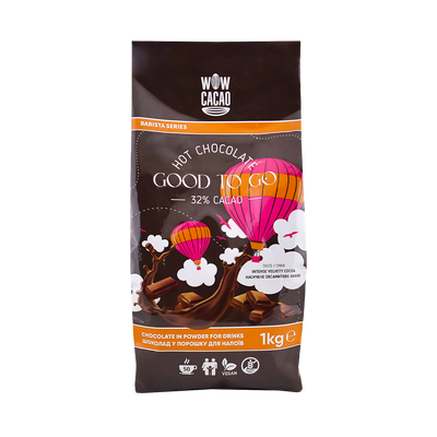 Гарячий шоколад WOW CACAO Good To Go 32% 1кг
