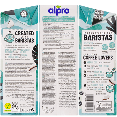 Alpro молоко рослинне Кокосове 1,4% 1л, Об'єм, мл: 1000, изображение 2