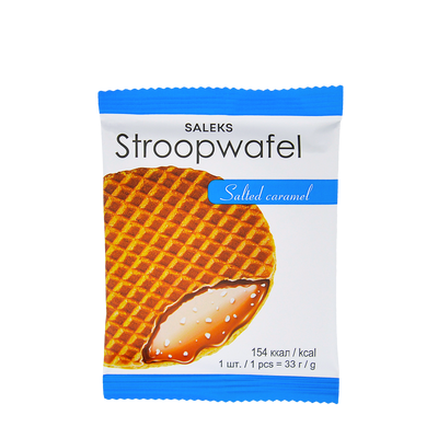 Вафли голландские Saleks солёная карамель 33г