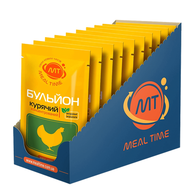 Бульйон концентрований курячий Meal Time 60 г, изображение 3