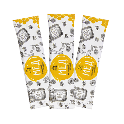 Мед натуральний у стіках 25шт 20г