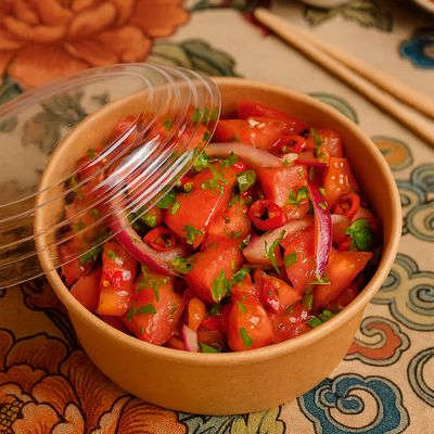 Кришка для салатника крафт D-154мм 550мл 50шт, изображение 3