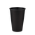 Стакан паперовий 340мл одношаровий Black Edition 50шт, Розмір стакана: 340, Колір стакана: Чорний, Матеріал: Картон