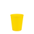 Стакан паперовий 175мл одношаровий YELLOW SUBMARINE 50шт, Розмір стакана: 175, Колір стакана: Жовтий
