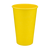 Стакан паперовий 500мл одношаровий Yellow Edition 50шт, Розмір стакана: 500, Колір стакана: Жовтий, Матеріал: Картон