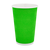 Стакан бумажный 500мл гофрированный салатовый 15шт, Размер стакана: 500, Цвет стакана: Салатовый, Материал: Картон