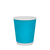 Стакан паперовий 250мл євро гофрований бірюзовий 30шт, Розмір стакана: 250 Євро, Колір стакана: Бірюзовий, Матеріал: Картон