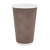 Стакан паперовий 500мл гофрований коричневий 20шт, Розмір стакана: 500, Колір стакана: Коричневий, Матеріал: Картон