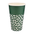 Стакан бумажный 500мл однослойный BIO Green 50шт, Размер стакана: 500, Цвет стакана: С рисунком, Материал: Картон