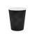Стакан паперовий 400мл гофрований чорний 25шт, Розмір стакана: 400, Колір стакана: Чорний, Матеріал: Картон
