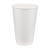 Стакан паперовий 500мл двошаровий White 25шт, Розмір стакана: 500, Колір стакана: Білий, Матеріал: Картон