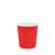 Стакан бумажный 180мл гофрированный красный 30шт, Размер стакана: 180, Цвет стакана: Красный, Материал: Картон