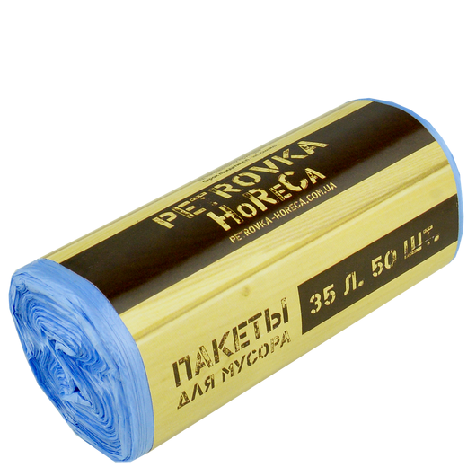 Пакет для мусора "PETROVKA HoReCa" 35л 6мкм - 50шт