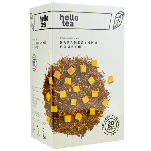 Чай травяной Карамельный Ройбуш Hello Tea 20шт х 2г