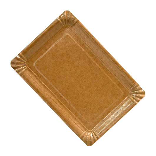 Тарелка картон ХТ 15х22 см крафт