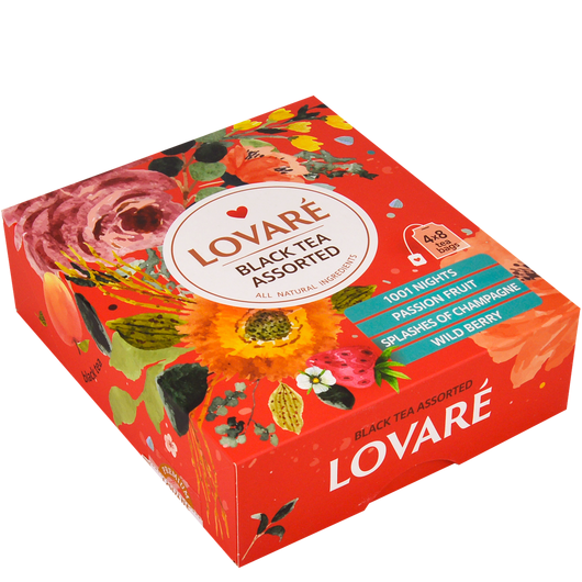 Чай черный LOVARE - Ассорти 32х2,0г