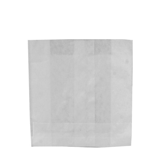 Паперовий пакет білий 140х120х50мм жиростійкий 100шт, изображение 3