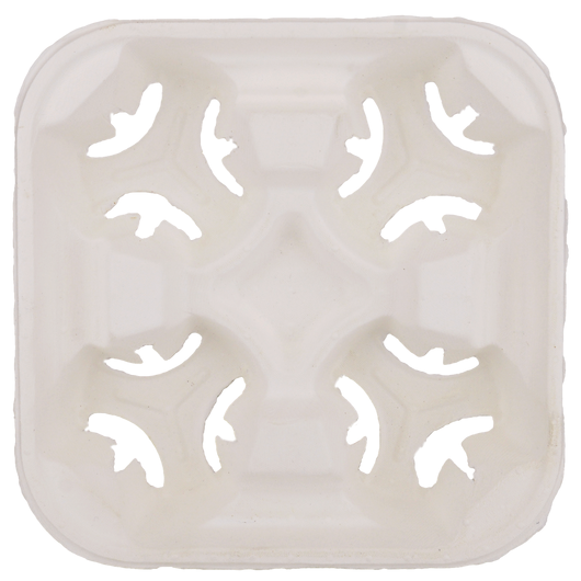 Холдер для стаканів на 4 секції з цукрової тростини, изображение 3