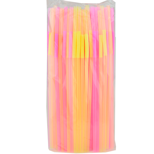 Трубочка з коліном Артистик світлячок 270-330х5,8мм Мікс 100шт, изображение 3