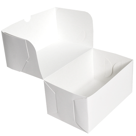 Коробка для торта біла F 100х160х80мм 25шт, изображение 2