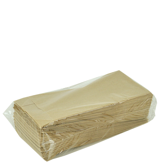 Бумажный пакет крафт 160х70х40мм 100шт, изображение 4