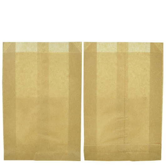 Паперовий пакет крафт 220х140х50мм 100шт, изображение 3