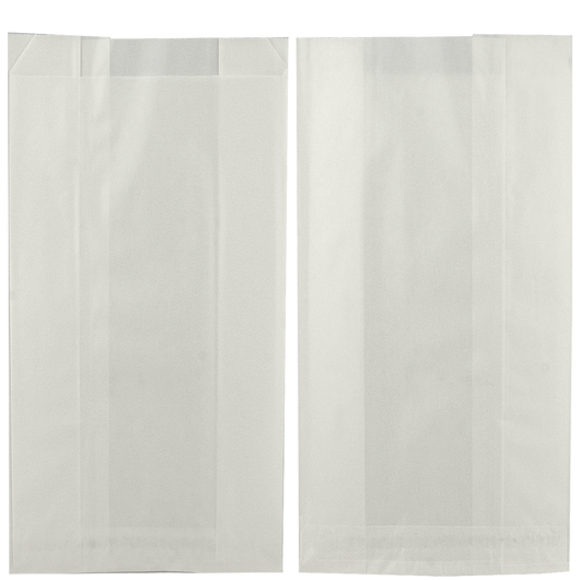 Паперовий пакет білий 240х120х50мм 100шт, изображение 2