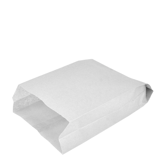 Паперовий пакет білий 160х120х70мм 100шт, изображение 3