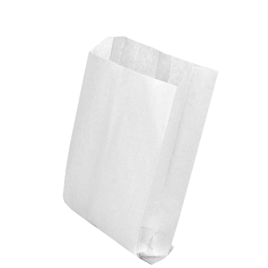 Бумажный пакет белый цельный 160х120х50 мм (308)