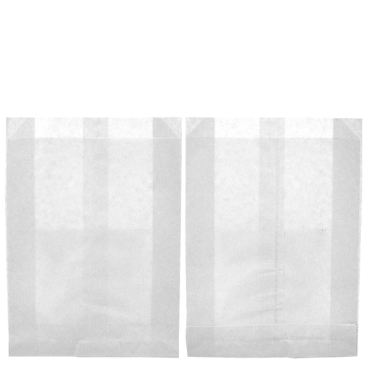 Паперовий пакет білий 160х120х70мм 100шт, изображение 2