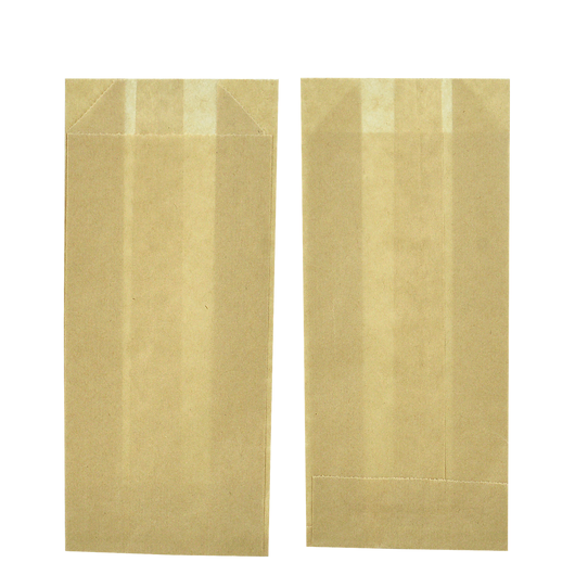 Бумажный пакет крафт 160х100х50мм 100шт, изображение 3