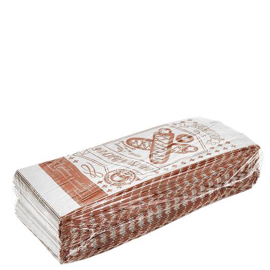 Паперовий пакет Французький хот дог білий 170х70х40мм 100шт, изображение 4