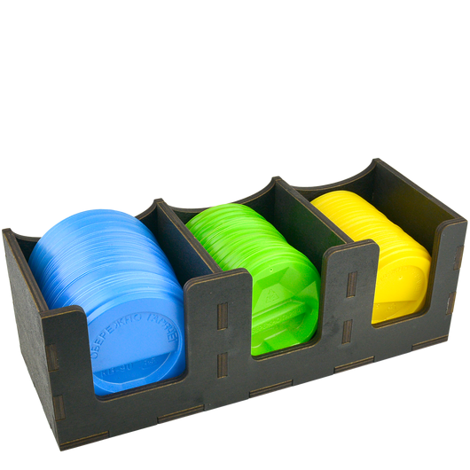 Органайзер для кришок на 3 секції горизонтальний 290х113х100мм, изображение 2