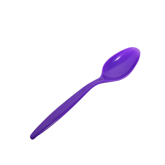 Ложка чайна фіолетова PG 12см 50шт, изображение 2