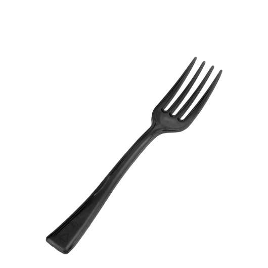 Вилка для фруктов черная 10см 250шт, изображение 2
