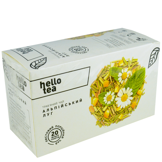 Чай трав'яний Альпійський Луг Hello Tea 20шт х 2г, изображение 2