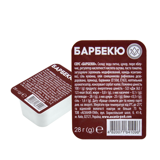 Соус порционный Барбекю 28г, изображение 2