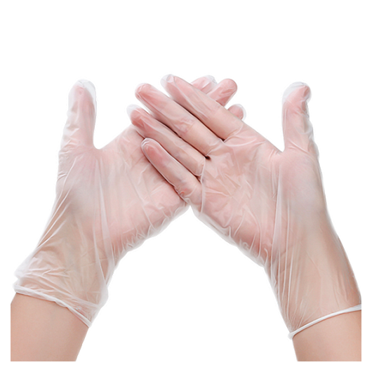 Рукавички вінілові неопудрені прозорі L SFM 100шт, изображение 3