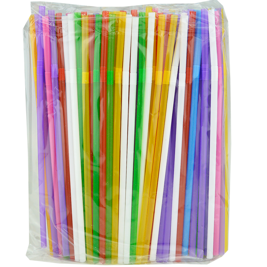 Трубочка з коліном 210х4,8мм Мікс 200шт, изображение 2