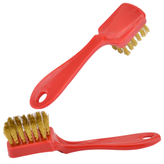 Щетка для чистки группы кофемашины с латунными ворсинками, изображение 2