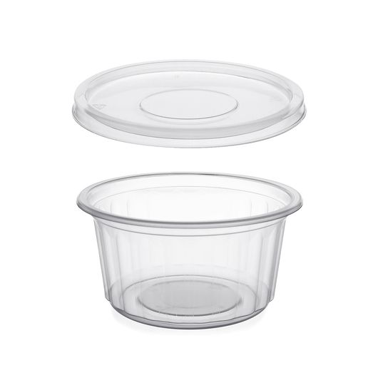 Супник ребристый прозрачный D-115мм 350мл 50шт, изображение 2