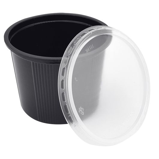 Супник черный D-110мм 500мл 50шт, изображение 2