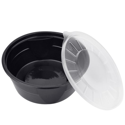 Супник черный D-110мм 510мл 25шт, изображение 2